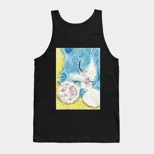 sleeping kitten Tank Top by SamsArtworks